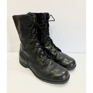 Vintage US Military Vietnam War Leather Combat Jungle Boots 1969 DMS Sole Sz 9 W